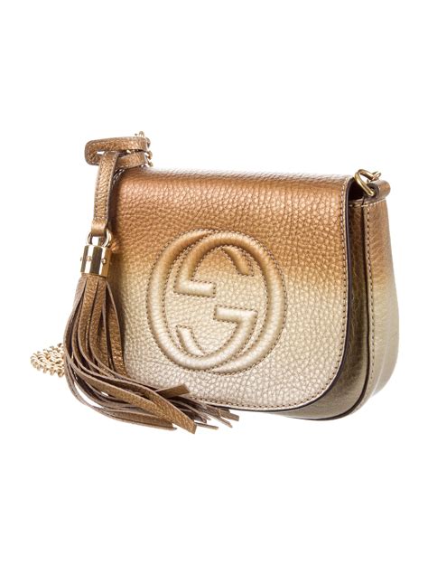 gucci crossbody bag soho|authentic Gucci soho crossbody bag.